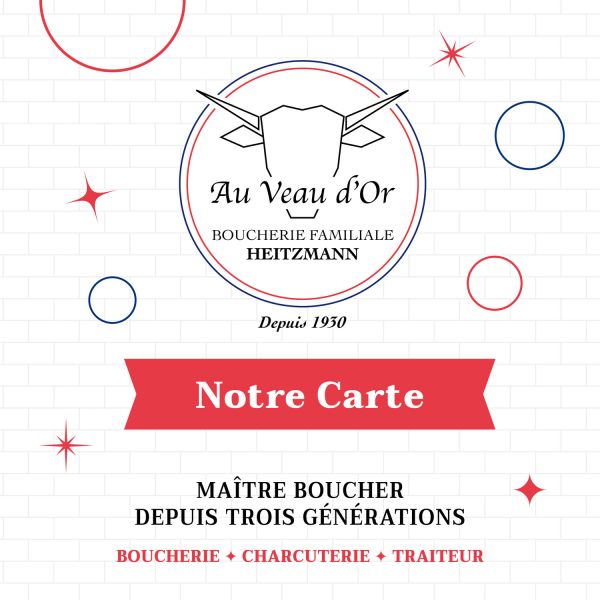 Boucherie Au Veau d'Or - Carte
